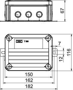 OBO T100 ED 6-6AF Kabelabzweigkasten or 