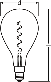 OSR Vintage 1906 Edison Filament gold 