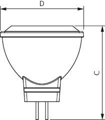 PHIL MST LEDspot 3,5-20W/827 