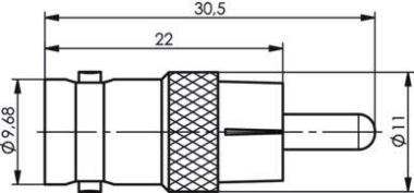 TEGA ADAPTER BNC-CINCH (F-M) J01008B0838 