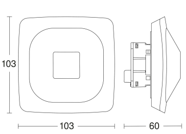 Steinel         HF 360-2 KNX - Unterputz 