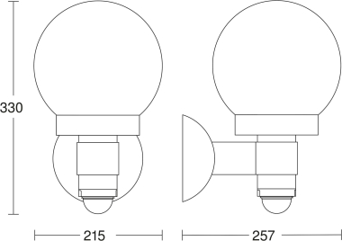 STEIN Sensor-Wandleuchte L 115 S  059880 