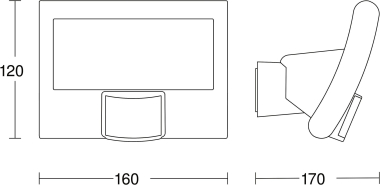 STEIN Steinel    XLED HOME CURVED V2 ANT 