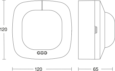 STEIN Präsenzmelder IR Quattro HD 592400 