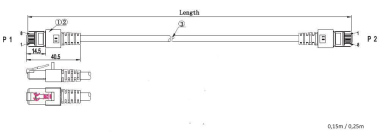 EFB RJ45 Patchkabel S/FTP     K5515.0,15 