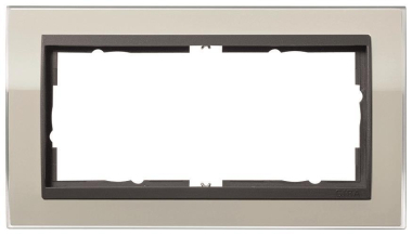 GIRA 1002778 Abdeckrahmen 2f o.Mittelst. 