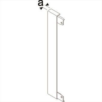 Hager Abschlussstück f.Wand- BR170WK9016 