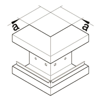 Hager Außeneck Grundprofil BRS6517039016 