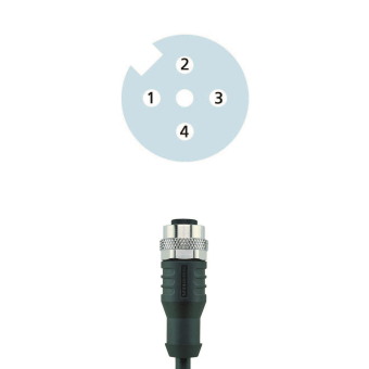 LED2WORK Sensorkabel 4p PUR    200100-06 