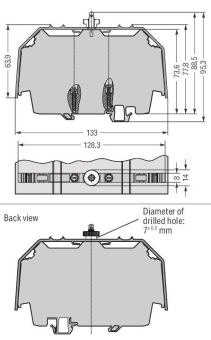 WAGO 709-169 Abdeckprofilträger,Typ 
