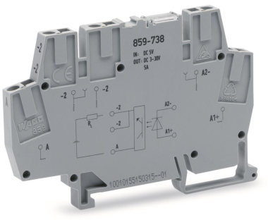 WAGO 859-738 Optokopplermodul, 