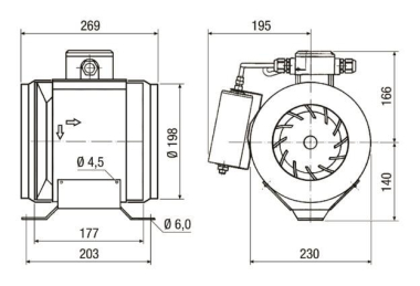 MAICO Halbr.-Rohrventilator  ERM22E-EX-E 