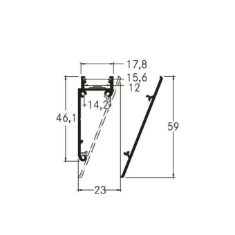 BRUM LED-Alu-Profil,            73754070 