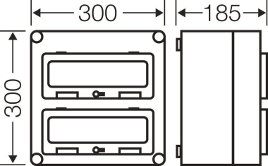 HENS Mi-Automatengehäuse 24TE    Mi 1227 