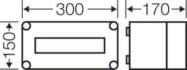 HENS Mi-Automatengehäuse 12TE     MI1115 