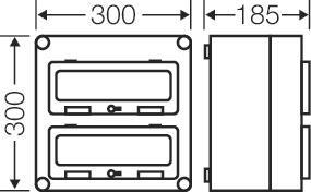 HENS Mi-Automatengehäuse 24TE    Mi 1227 