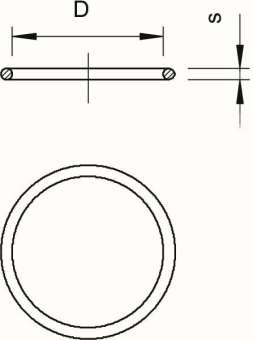 OBO 171 PG29 Dichtring O-Ring PG29 NBR 
