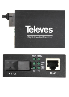 Televes Medienkonverter    MKRJ45-SC1310 