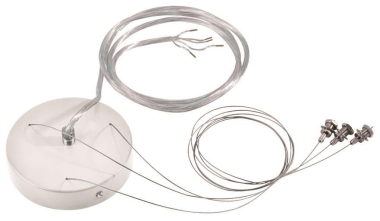 SLV Abhängset 1,5m MEDO weiß      135251 