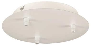 SLV Deckenrosette 3 Ausgänge rund 132611 