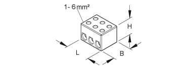 Kleinhuis Anschlussklemme        134/3.G 