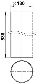 ALBE Acryl -Rohre,180 x 4 mm,   10260255 