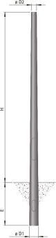 Albert Stahlmast Typ Nr. 0042,    690042 