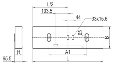 RIDI Anbauleuchte weiß, IP20,    0627536 
