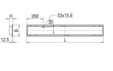 RIDI Einbauleuchte weiß, IP20,   0827780 