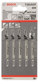 Bosch 5Stichsägeblatt T101AOF 2608634233 