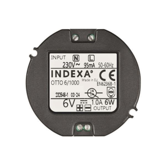 INDEXA Netzgerät 6VDC 1000mA OTTO-6/1000 