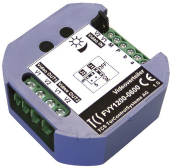 TCS Videoverteiler 2fach UP FVY1200-0600 