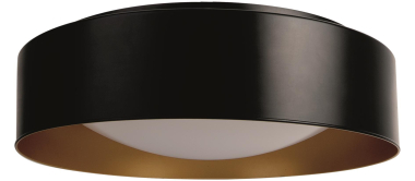 MEGAM Deckenleuchte RENZO AMBIENTE BK/GD 