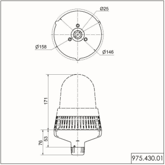 Werma Rohradapter RM schwarz    97543001 