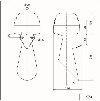 Werma Signalhupe WM Dauerton    57400070 