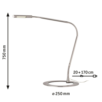 PAULM Tischleuchte Plaza 1x4W LED  74995 