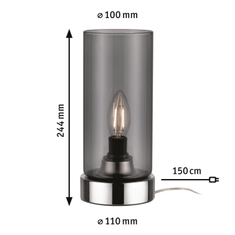 Paulmann Tischleuchte Pinja mit    77056 