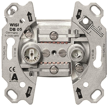 WISI Antennendose Durchgang 2-Loch  DB05 