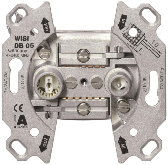 WISI Antennendose Durchgang 2-Loch  DB05 