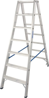 Krause Stufen-Doppelleiter Alu 2x7 