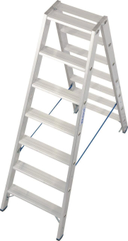 Krause Stufen-Doppelleiter Alu 2x7 