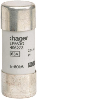 Hager Sicherungseinsatz 22x58mm   LF525G 