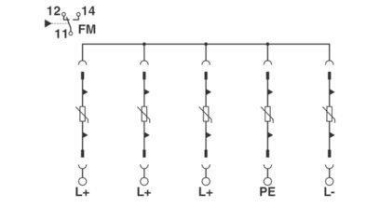 Phoenix       VAL-MS-CN 1000DC-PV/4+V-FM 