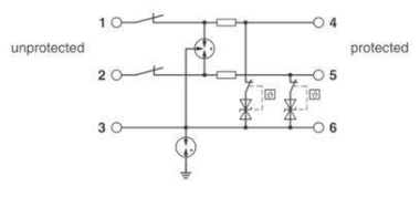 Phoenix 2906794 TTC-6P-2X1-F-M-24DC-PT-I 