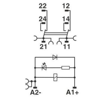 Phoenix       RIF-1-RPT-LDP-24DC/2X21/FG 