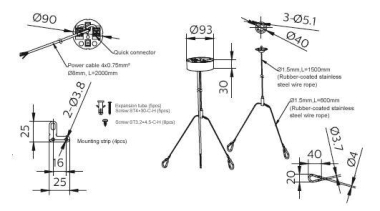 Philips RC159Z Suspension set   75249899 