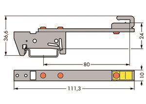 WAGO 790-302 Sammelschienenhalter,für 