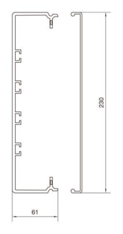 Hager Leitungsführungskanal FB6023007035 