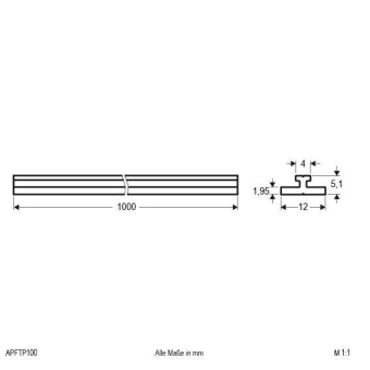 EVN APFTP100 Alu-Träger-      APF TP 100 
