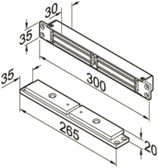 FF FLÄCHENHAFTMAGNET     827HA-----44F90 